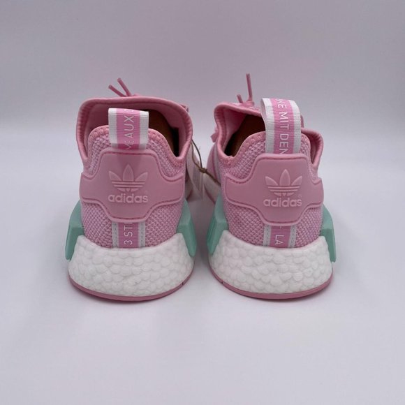 adidas NMD R1 Pink Womens Shoes - Picture 4 of 8